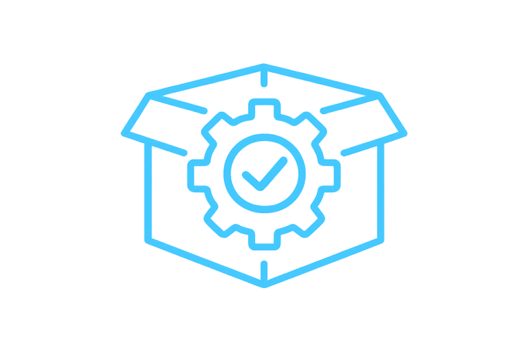 Product Management Consulting Icon of a tactical playboard with arrows and strategy marks, representing hands-on product delivery and roadmap execution.